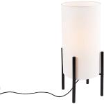 Białe Lampy stołowe z kloszem marki Qazqa - gwint żarówki: E27 