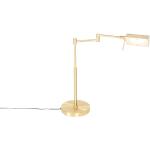 Designerska lampa stołowa złota LED ściemniacz dotykowy - Notia