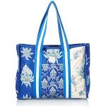 Desigual Womens Fabric Shopping Bag, Blue, U, nieb
