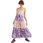 Fioletowe Sukienki damskie na lato marki Desigual w rozmiarze XL 