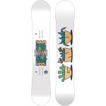 Przecenione Białe Deski snowboardowe damskie z włókna szklanego marki Gnu w rozmiarze 147 cm 