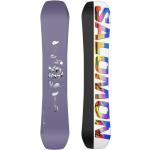 Przecenione Fioletowe Deski snowboardowe damskie z włókna szklanego marki Salomon No Drama w rozmiarze 146 cm 