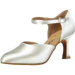 Białe Czółenka ślubne damskie sportowe marki Diamant Dance Shoes w rozmiarze 43,5 Made in Germany 