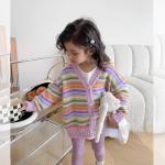 Wielokolorowe Kurtki dziecięce zimowe do prania ręcznego w stylu casual bawełniane 