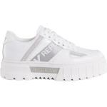 Białe Sneakersy damskie eleganckie marki Replay w rozmiarze 40 