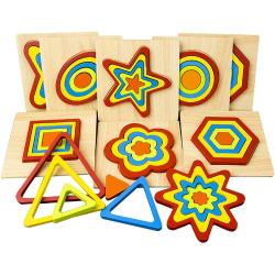 DIY kreatywne 3D drewniane puzzle geometryczny kształt układanki inteligencja rozwijaj zabawki edukacyjne montessori dla dzieci dzieci dziecko 2020