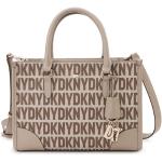 Beżowe Shopper bags damskie eleganckie marki DKNY | Donna Karan Women 