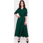 Zielone Długie sukienki damskie maxi marki Lanti 