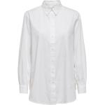 Białe Bluzki z długim rękawem damskie z długimi rękawami bawełniane marki ONLY w rozmiarze M 