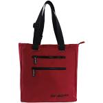 Czerwone Shopper bags damskie w nowoczesnym stylu 