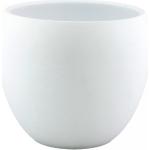 Białe Doniczki o średnicy 22 cm w nowoczesnym stylu ceramiczne o wysokości 19 cm 