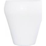 Białe Doniczki o średnicy 26 cm w nowoczesnym stylu ceramiczne o wysokości 26 cm 