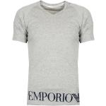 Koszulki z nadrukiem męskie z krótkimi rękawami z dekoltem w serek marki Emporio Armani w rozmiarze XL 