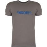 Koszulki z nadrukiem męskie z krótkimi rękawami eleganckie z okrągłym dekoltem marki Emporio Armani w rozmiarze XL 