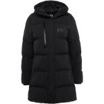 Czarne Płaszcze z kapturem damskie pikowane eleganckie marki Helly Hansen w rozmiarze XS 