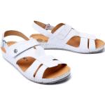 Białe Sandały skórzane damskie na lato marki Dr.Brinkmann w rozmiarze 40 