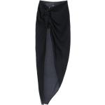 Czarne Spódnice midi damskie z falbankami marki RICK OWENS w rozmiarze S 