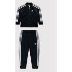 Czarne Komplety dziecięce sportowe marki Adidas Originals 