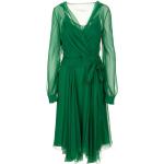 Zielone Sukienki wizytowe damskie marki Alberta Ferretti w rozmiarze S 