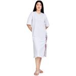 Białe Eko Sukienki midi damskie marki Armani Exchange w rozmiarze S 