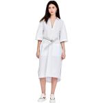 Białe Sukienki koszulowe damskie marki Armani Exchange w rozmiarze L 