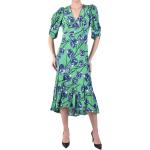 Zielone Sukienki dzienne damskie z wiskozy marki Diane von Fürstenberg w rozmiarze XS 