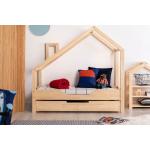 Łóżka dla dzieci z szufladami drewniane marki ELIOR 