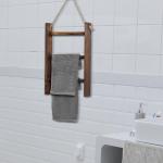 Wieszaki łazienkowe w nowoczesnym stylu drewniane 