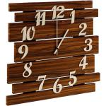 Drewniane zegary ścienne w stylu minimal drewniane marki ELIOR 