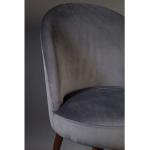 Szare Krzesła stylowe tapicerowane marki dutchbone 
