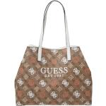 Wielokolorowe Duże torebki damskie eleganckie marki Guess Vikky 