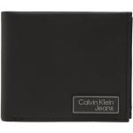Czarne Portfele męskie dżinsowe marki Calvin Klein Jeans 