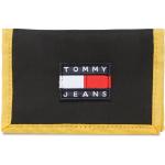 Czarne Portfele męskie dżinsowe marki Tommy Hilfiger TOMMY JEANS 