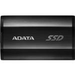 Czarne Zewnętrzne dyski SSD marki Adata 
