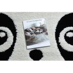 Szare Dywany dla dzieci z motywem pand z polipropylenu marki Dywany Łuszczów 