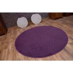 Fioletowe Dywany okrągłe o średnicy 200 cm poliamidowe marki Dywany Łuszczów 