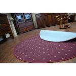 Fioletowe Dywany okrągłe o średnicy 100 cm poliamidowe marki Dywany Łuszczów 