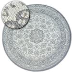 Szare Dywany okrągłe o średnicy 120 cm z polipropylenu marki Dywany Łuszczów 