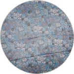 Ciemnoniebieskie Dywany okrągłe o średnicy 180 cm marki ESSENZA HOME 