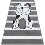 Szare Dywany dla dzieci z motywem psów syntetyczne marki Dywany Łuszczów 