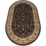 Czarne Dywany perskie w stylu orientalnym z polipropylenu marki Dywany Łuszczów - Zrównoważony rozwój 