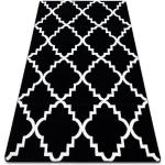 Czarne Dywany designerskie z polipropylenu marki Dywany Łuszczów 