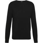 Czarne Swetry z okrągłym dekoltem męskie w stylu casual z wiskozy marki Only & Sons w rozmiarze XL 