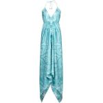 Niebieskie Sukienki asymetryczne damskie na lato marki Etro w rozmiarze M 