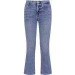 Niebieskie Jeansy Bootcut damskie dżinsowe marki Frame 