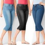 Niebieskie Elastyczne jeansy damskie do prania ręcznego dżinsowe w rozmiarze XL 