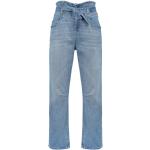 Niebieskie Proste jeansy damskie dżinsowe marki PINKO w rozmiarze S 