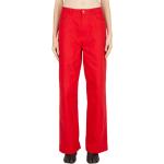 Czerwone Jeansy dżinsowe marki Raf Simons 