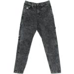 Ciemnoszare Jeansy rurki męskie w stylu retro marki Karl Kani w rozmiarze L 