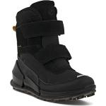 Czarne Buty dla chłopców z Goretexu na zimę marki Ecco Biom w rozmiarze 28 - Zrównoważony rozwój 